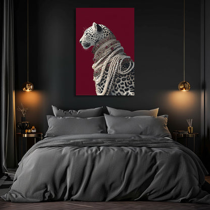 TABLEAU LÉOPARD COLLIER