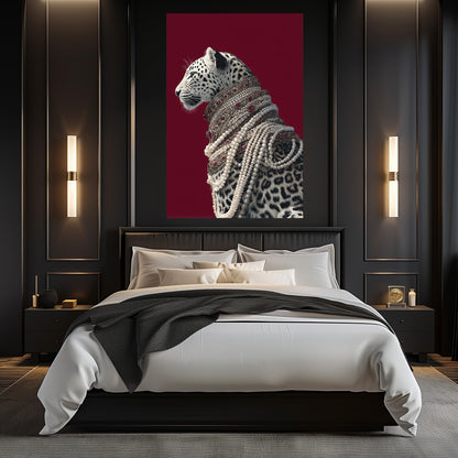 TABLEAU LÉOPARD COLLIER