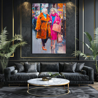 TABLEAU FEMMES MANTEAUX