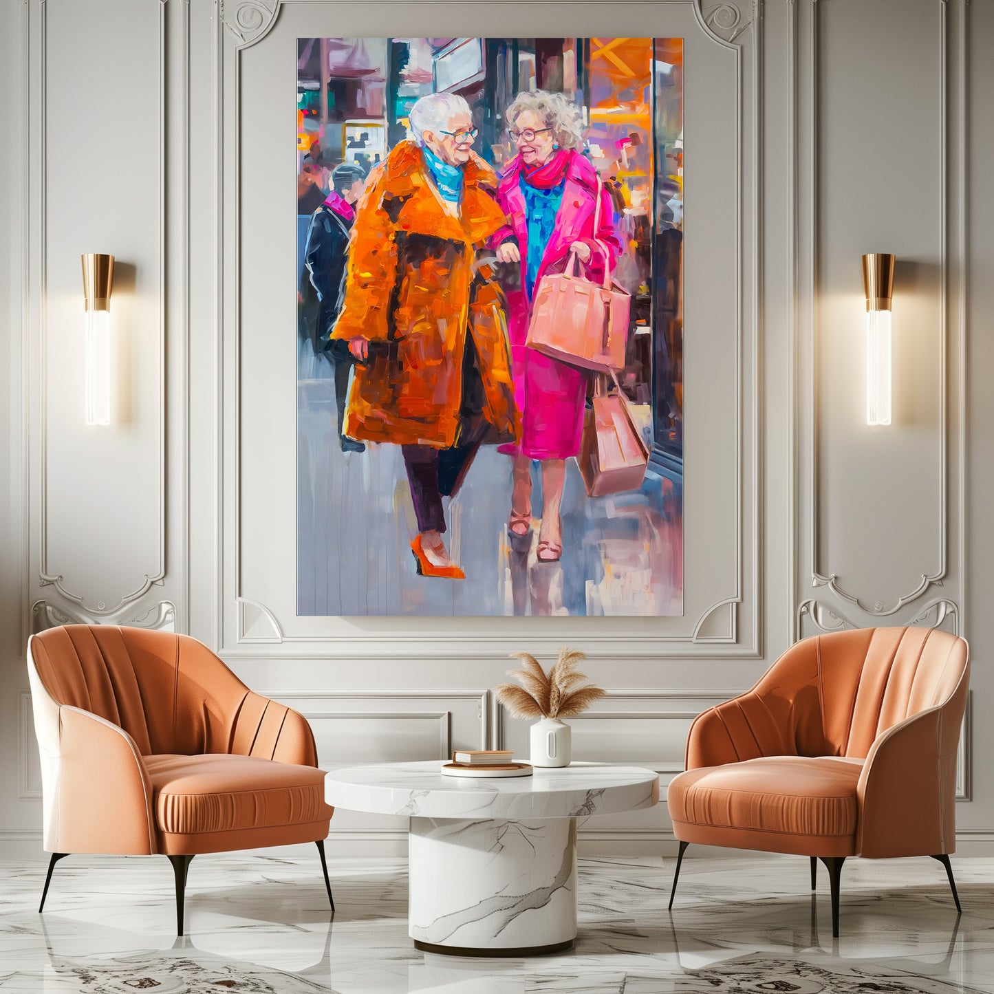 TABLEAU FEMMES MANTEAUX