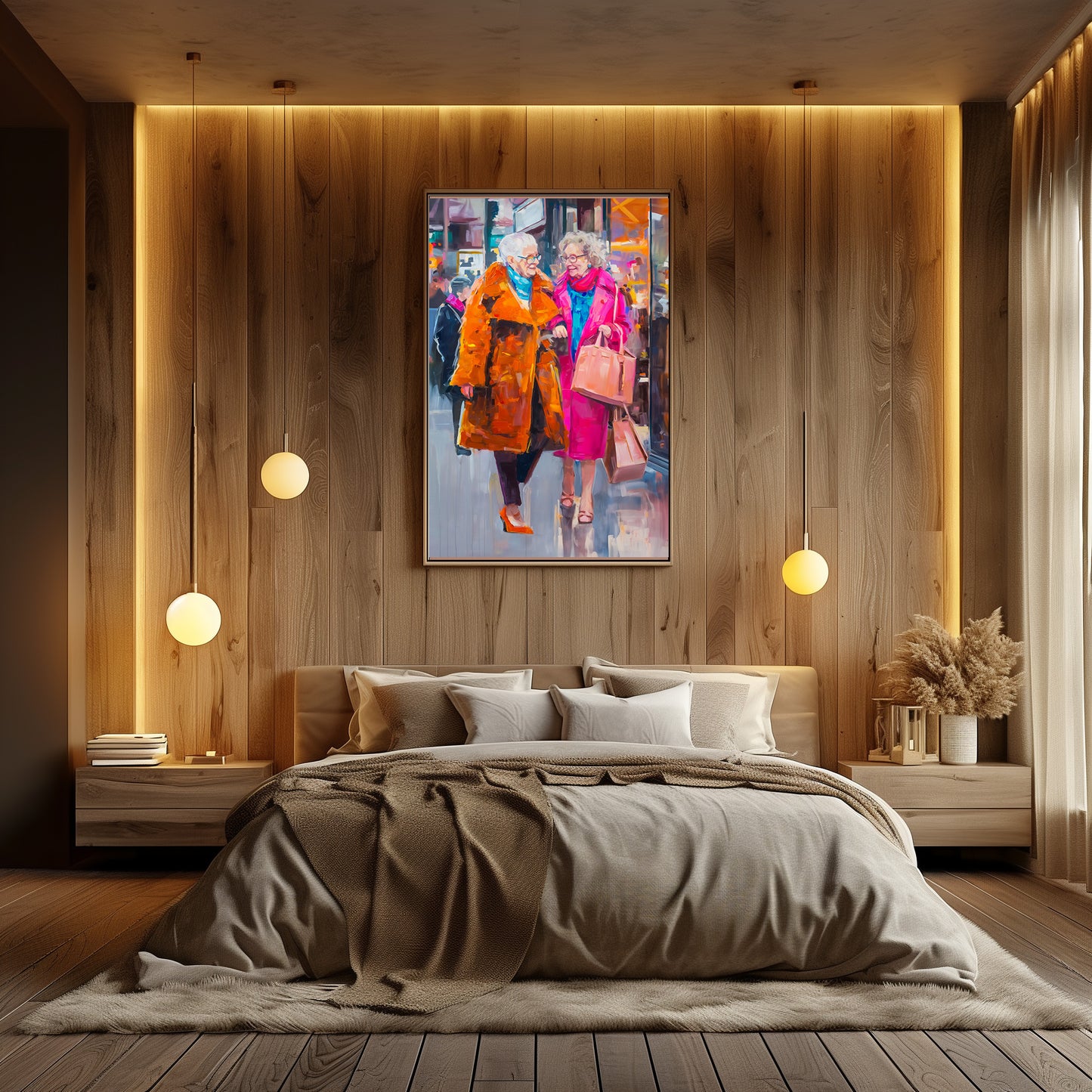 TABLEAU FEMMES MANTEAUX