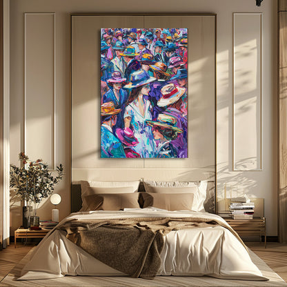 TABLEAU CHAPEAUX COLORÉS