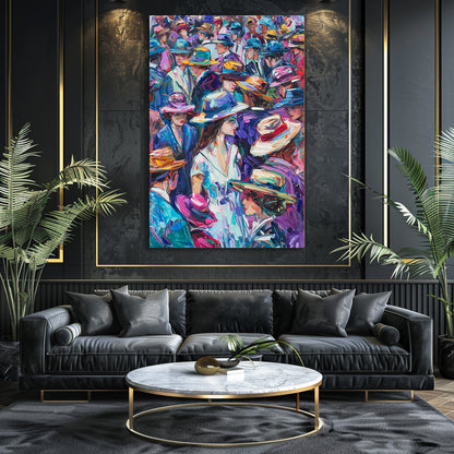 TABLEAU CHAPEAUX COLORÉS