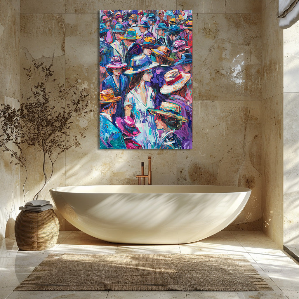 TABLEAU CHAPEAUX COLORÉS