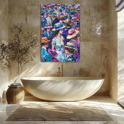 TABLEAU CHAPEAUX COLORÉS