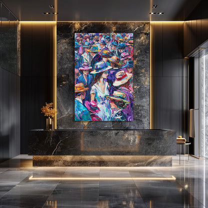 TABLEAU CHAPEAUX COLORÉS