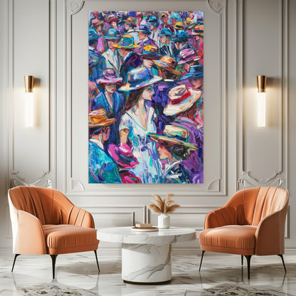 TABLEAU CHAPEAUX COLORÉS