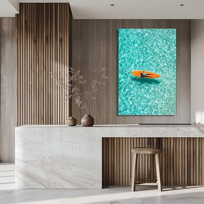 TABLEAU PLANCHE SURF ORANGE