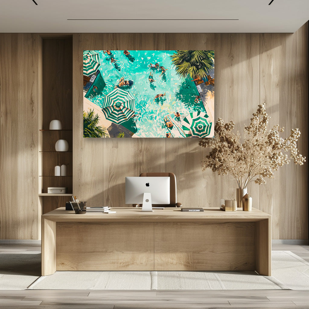 TABLEAU PISCINE SAINT-TROPEZ