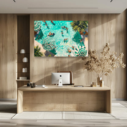 TABLEAU PISCINE SAINT-TROPEZ