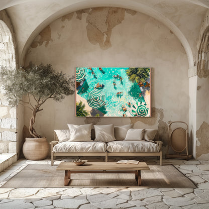 TABLEAU PISCINE SAINT-TROPEZ