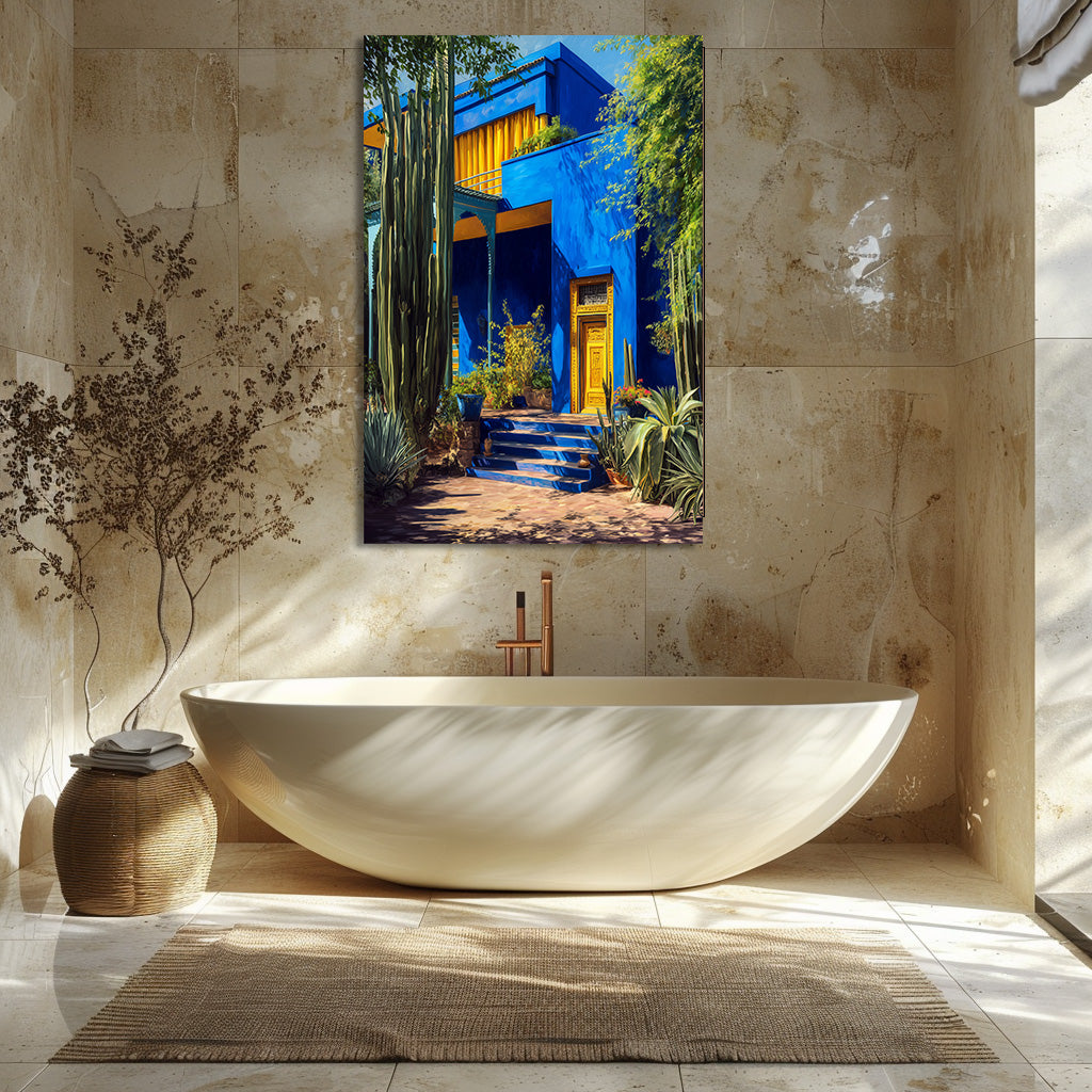 TABLEAU JARDIN MAJORELLE MAROC