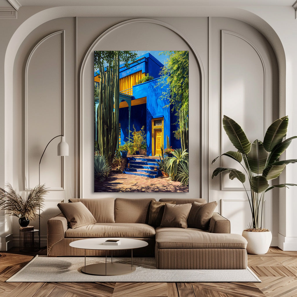 TABLEAU JARDIN MAJORELLE MAROC
