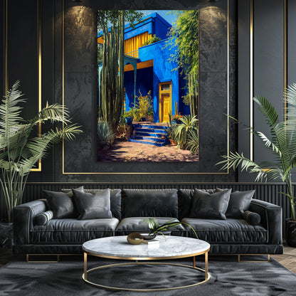 TABLEAU JARDIN MAJORELLE MAROC