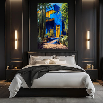 TABLEAU JARDIN MAJORELLE MAROC