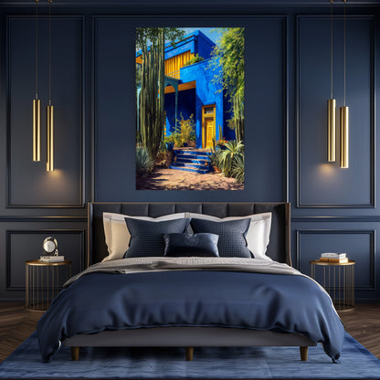 TABLEAU JARDIN MAJORELLE MAROC