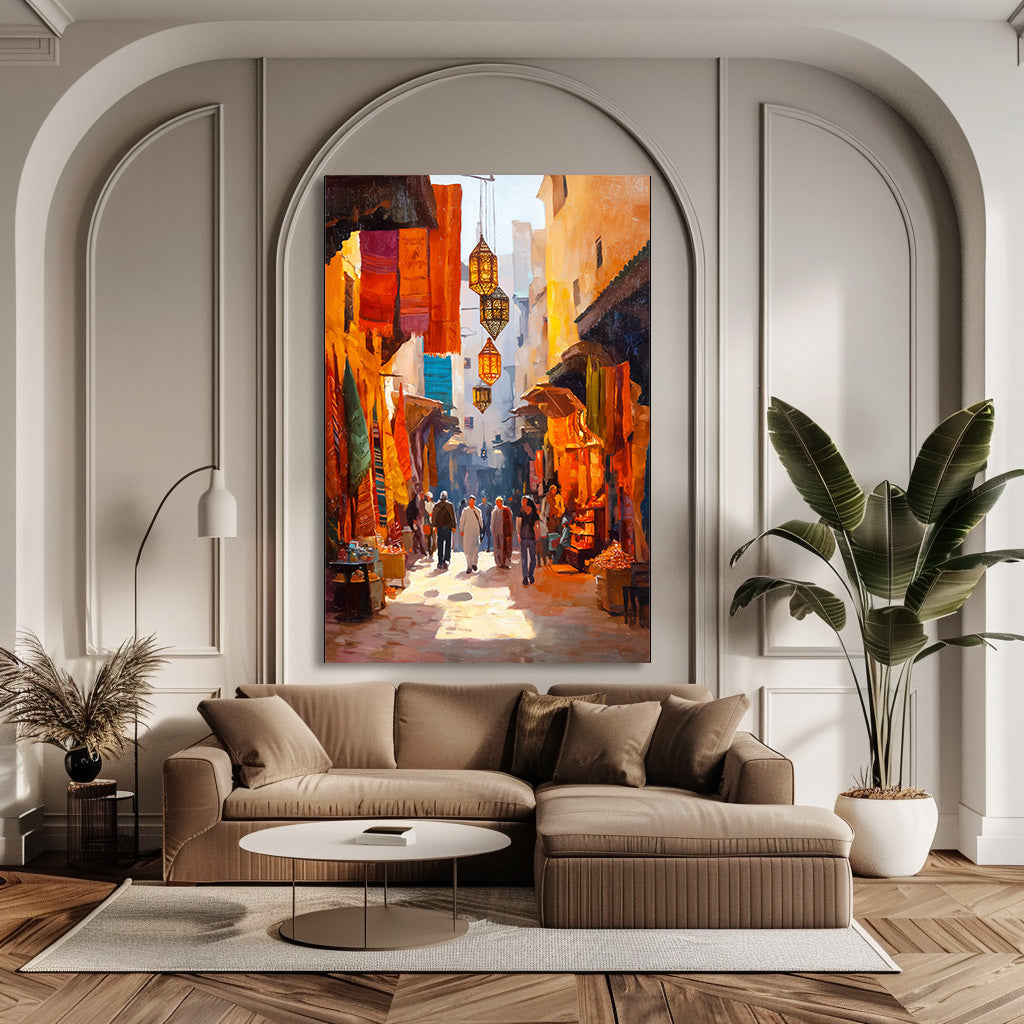 TABLEAU RUE MAROCAINE