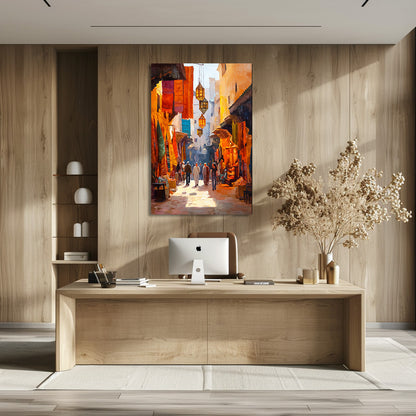 TABLEAU RUE MAROCAINE