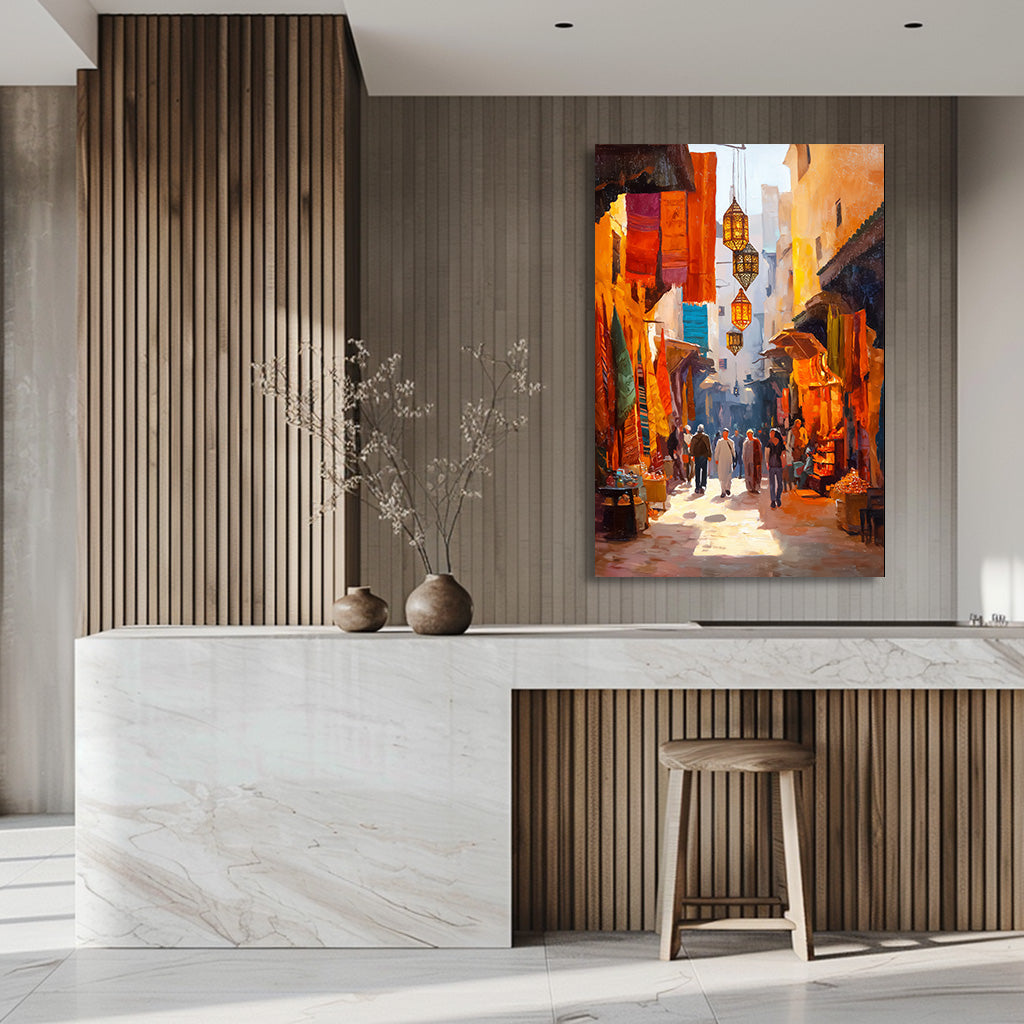 TABLEAU RUE MAROCAINE