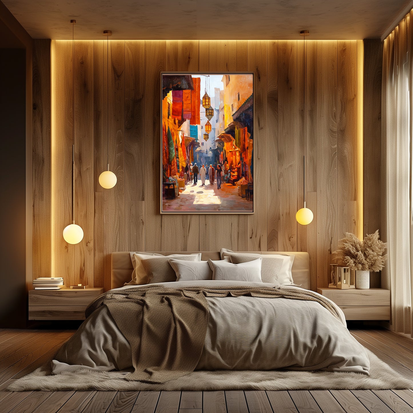 TABLEAU RUE MAROCAINE