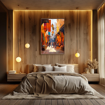 TABLEAU RUE MAROCAINE