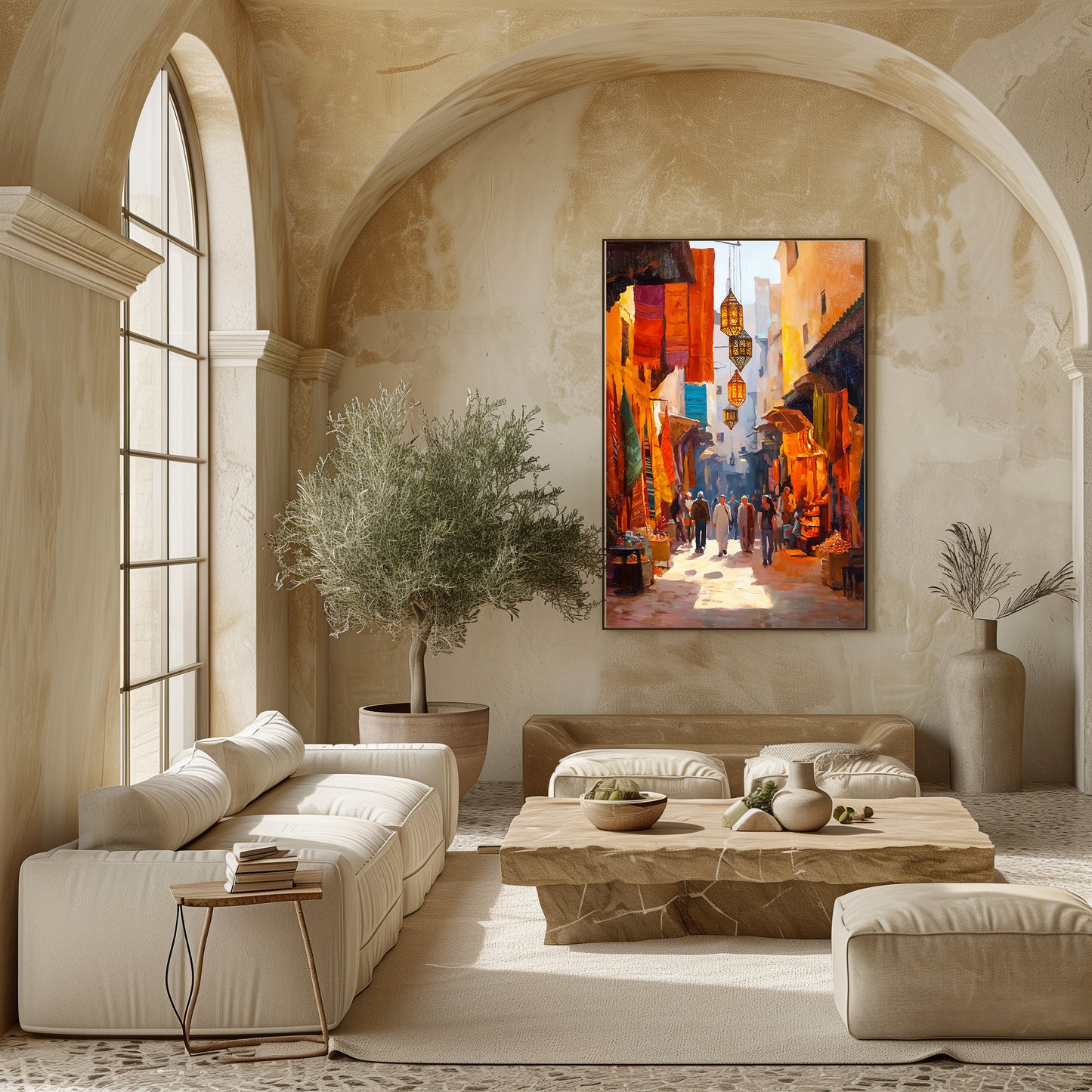 TABLEAU RUE MAROCAINE