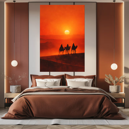 TABLEAU DÉSERT SUNSET