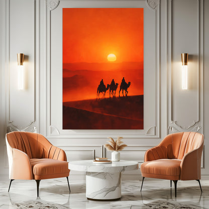 TABLEAU DÉSERT SUNSET