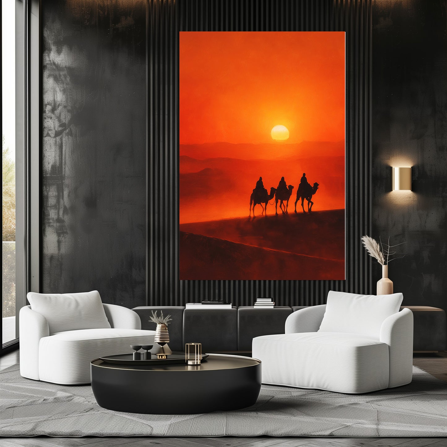 TABLEAU DÉSERT SUNSET