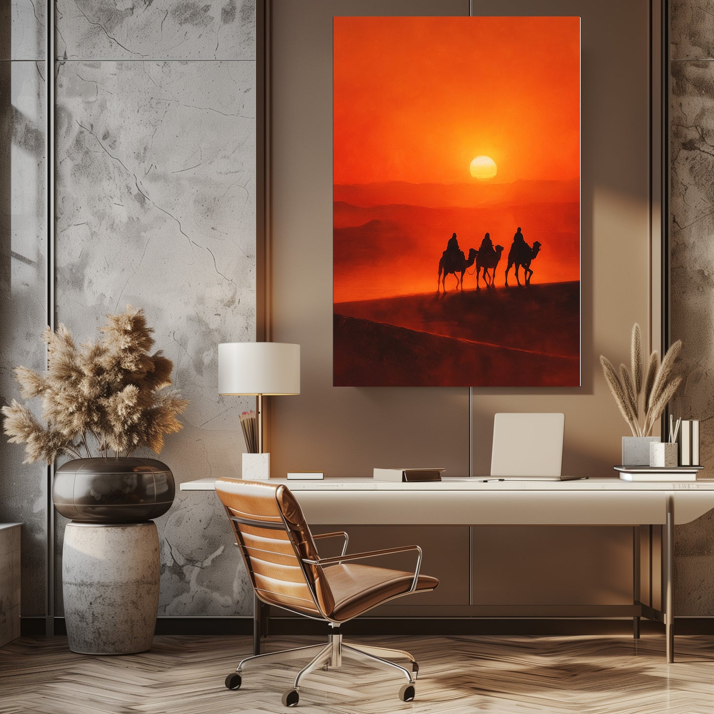 TABLEAU DÉSERT SUNSET