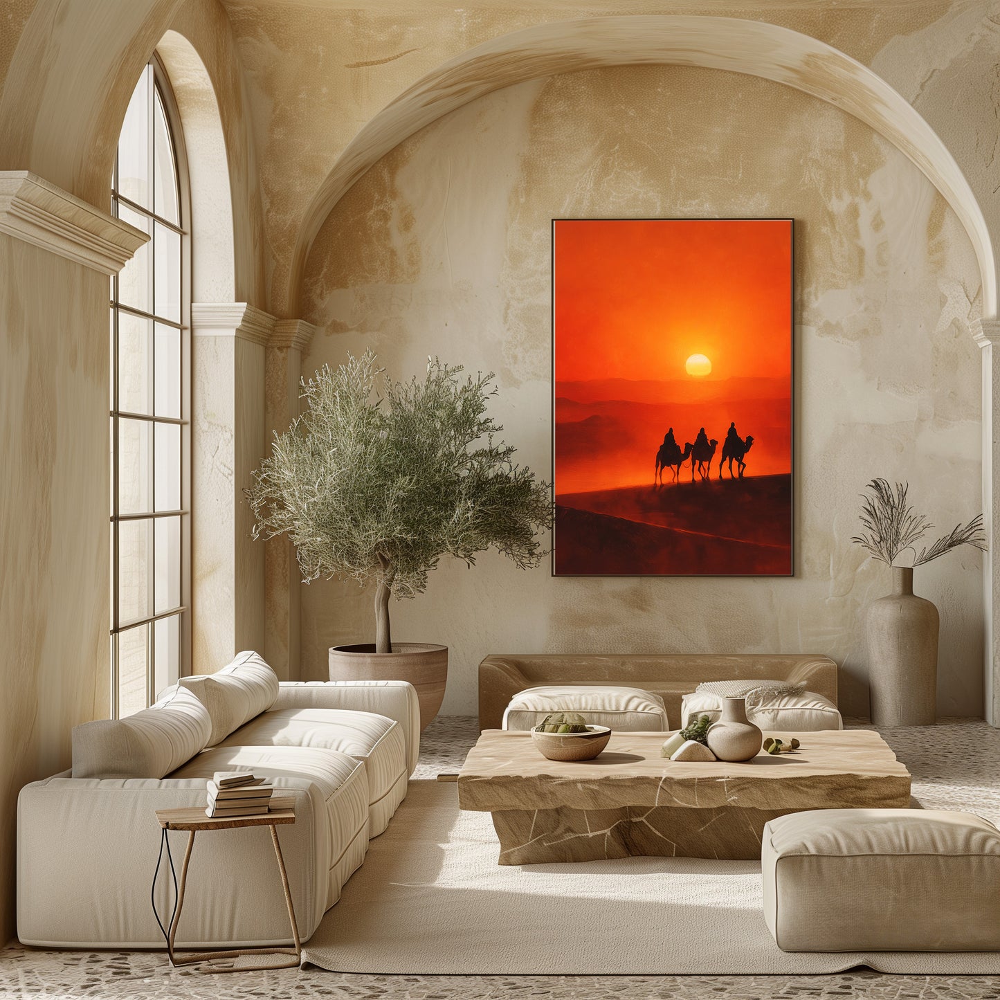 TABLEAU DÉSERT SUNSET