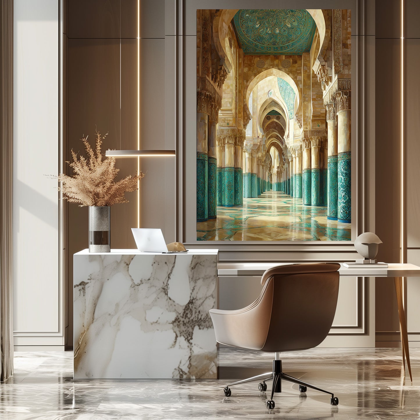 TABLEAU TEMPLE MAROCAIN