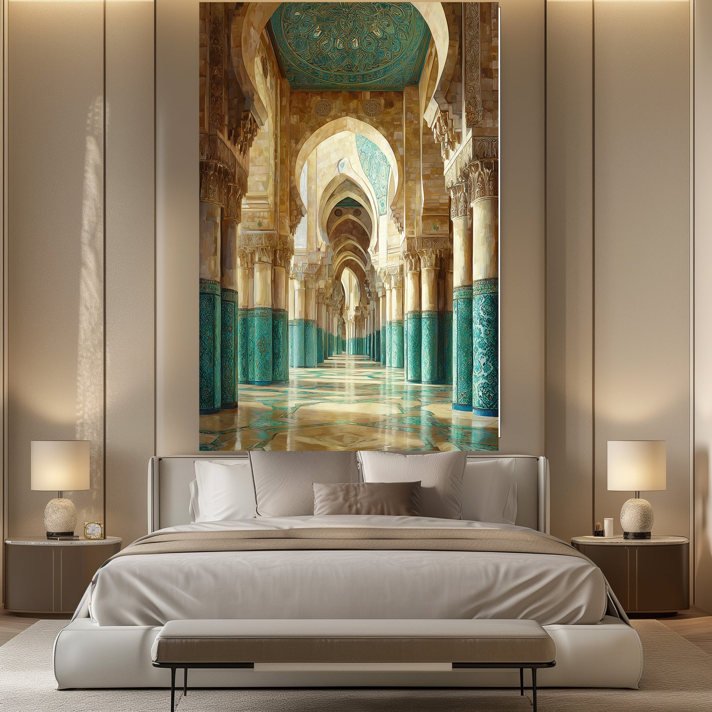 TABLEAU TEMPLE MAROCAIN