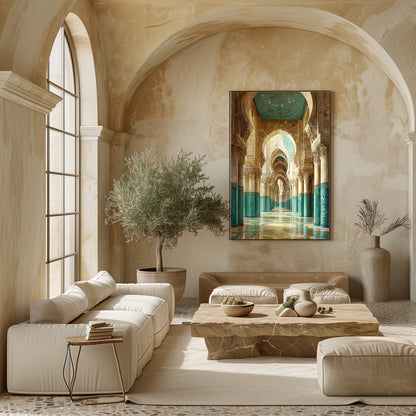 TABLEAU TEMPLE MAROCAIN
