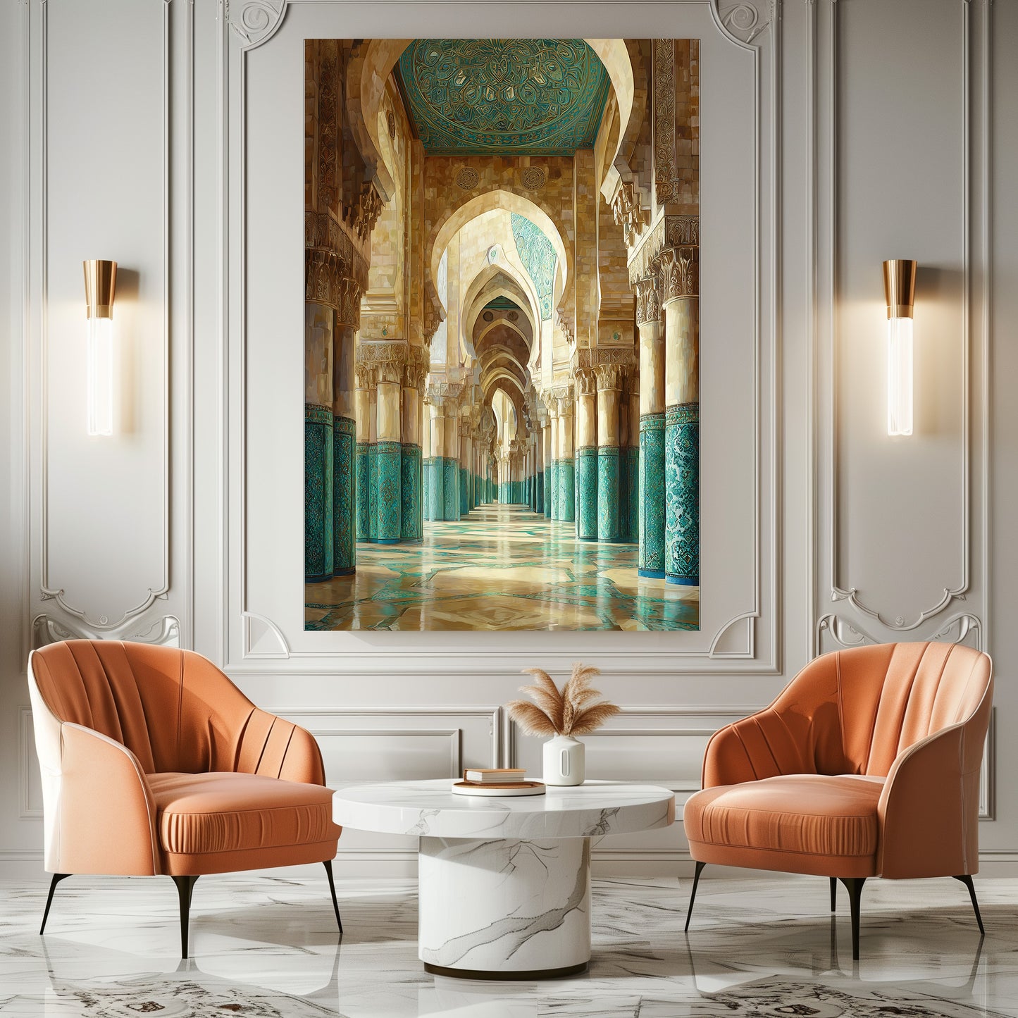 TABLEAU TEMPLE MAROCAIN