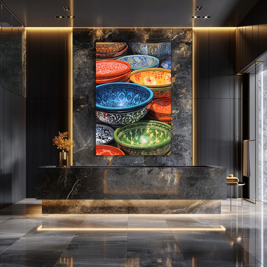 TABLEAU BOLS CÉRAMIQUE