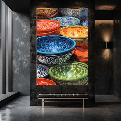 TABLEAU BOLS CÉRAMIQUE