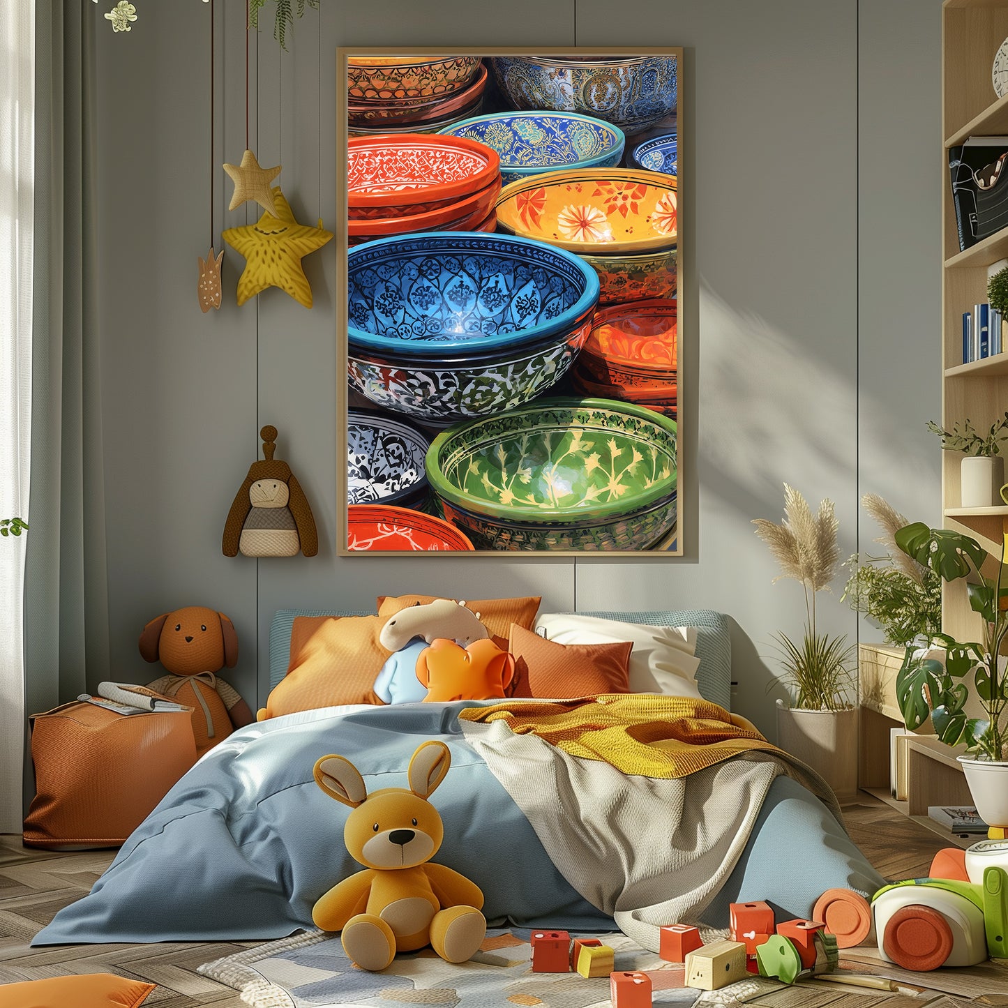 TABLEAU BOLS CÉRAMIQUE