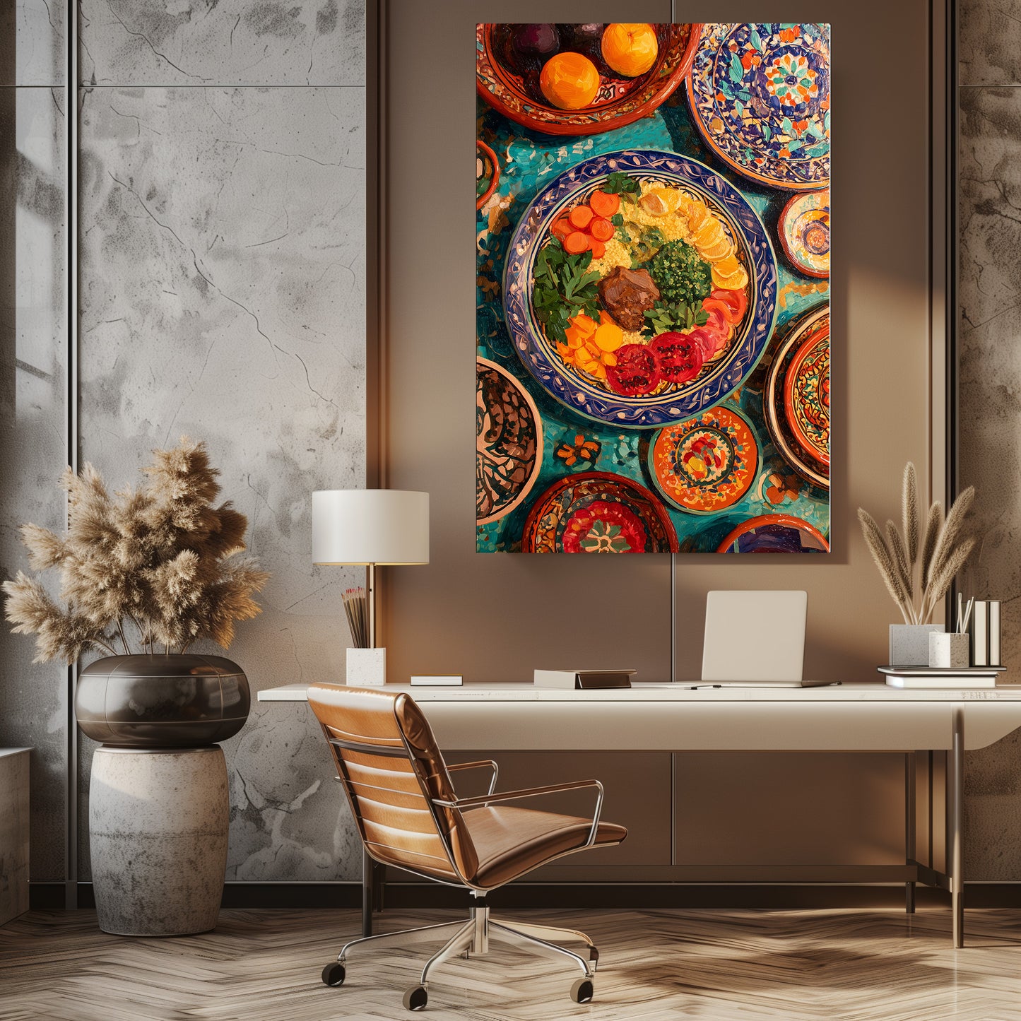 TABLEAU COUSCOUS MAROCAIN