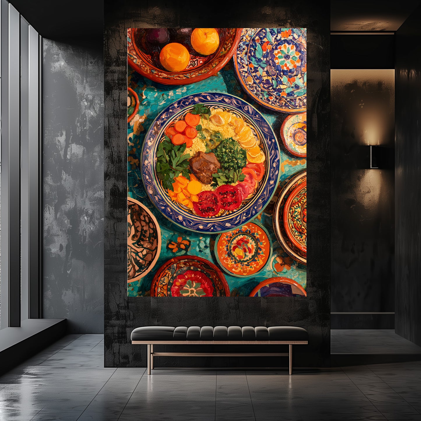 TABLEAU COUSCOUS MAROCAIN