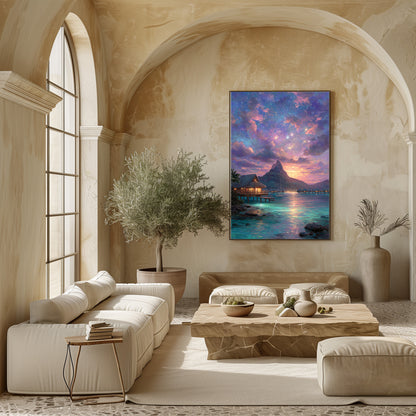 TABLEAU POLYNÉSIE FEU D'ARTIFICE