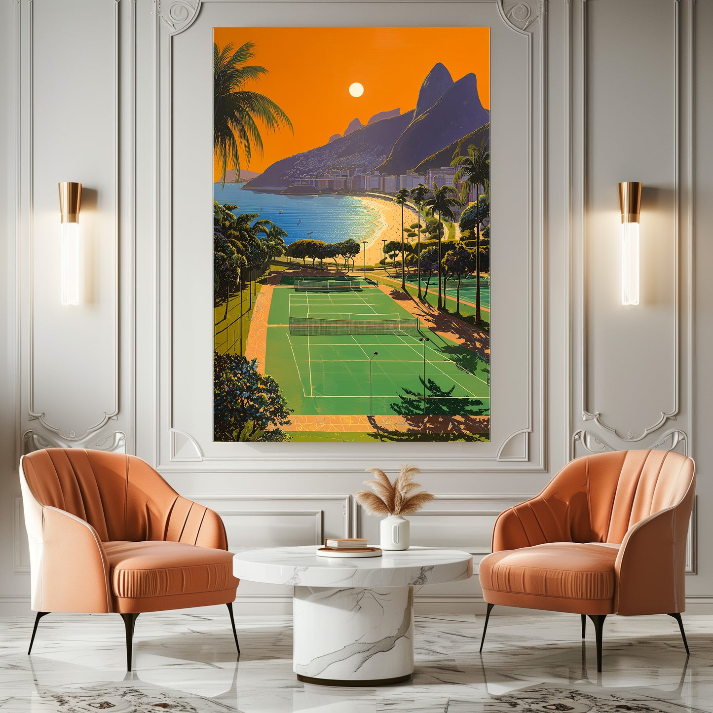 TABLEAU RIO SUNSET ORANGE