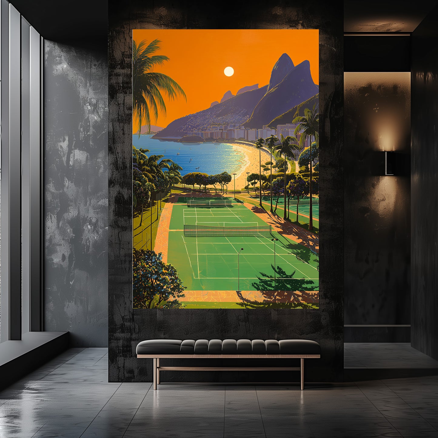 TABLEAU RIO SUNSET ORANGE