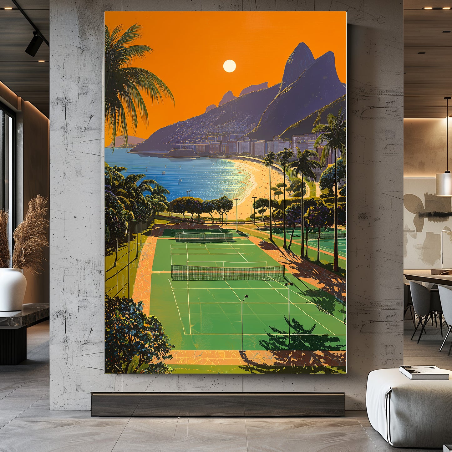 TABLEAU RIO SUNSET ORANGE