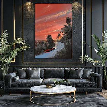 TABLEAU LOS ANGELES SUNSET