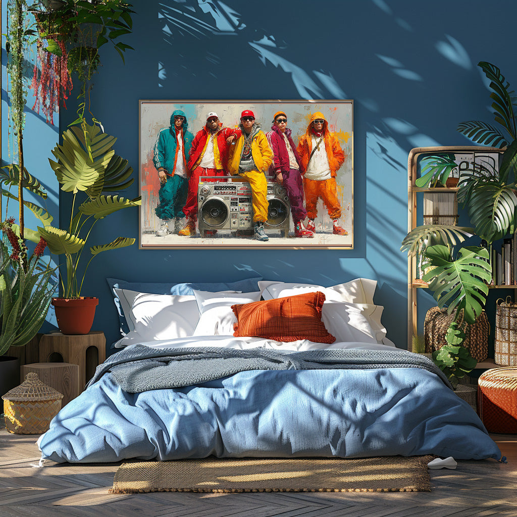 TABLEAU HIP-HOP COLORÉ