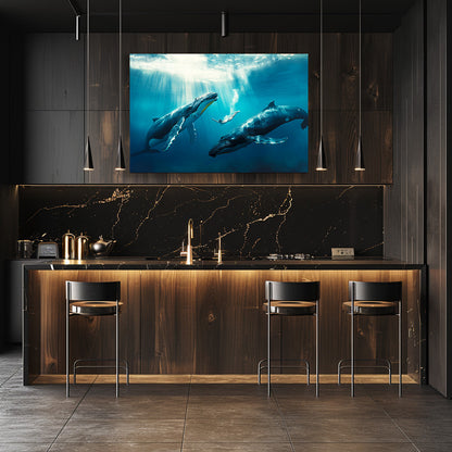 TABLEAU FEMME BALEINE