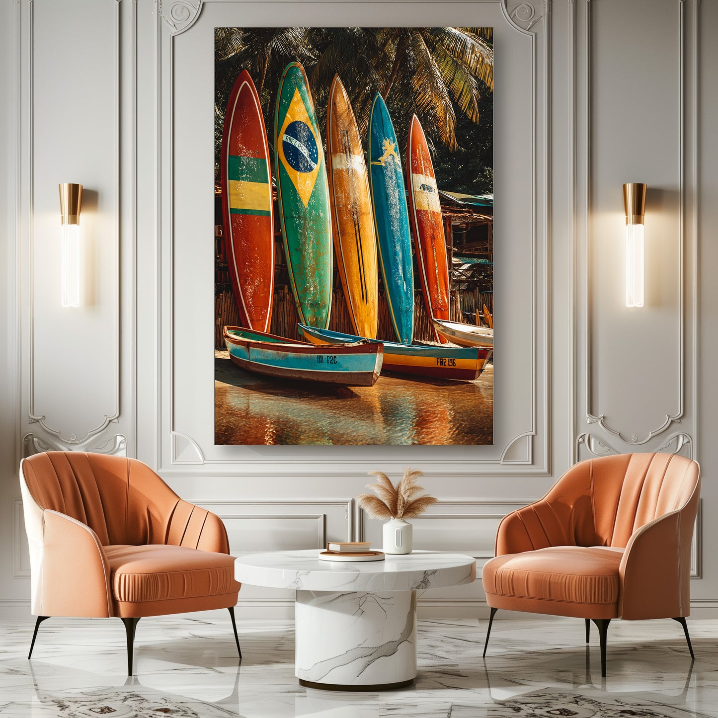 TABLEAU PLANCHE SURF BRÉSIL