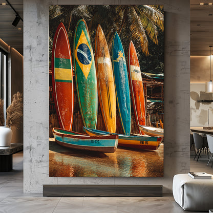 TABLEAU PLANCHE SURF BRÉSIL
