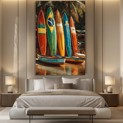 TABLEAU PLANCHE SURF BRÉSIL